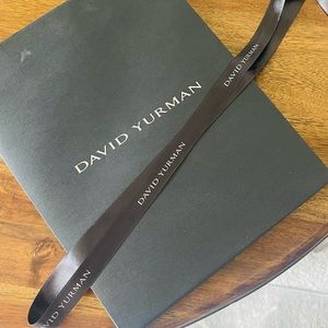 David Yurman gift bag and ribbon